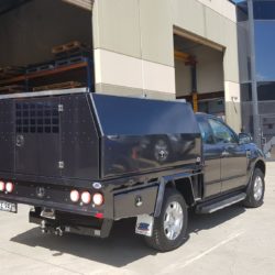 Ford Ranger Space Cab Steel Tray and Toolboxes
