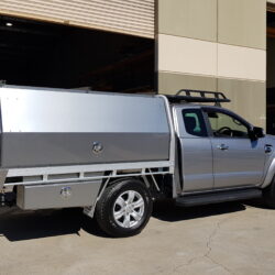 Ford Ranger Space Cab Silver Toolboxes