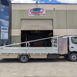 Hino Truck Custom 5.4m Steel Tray and Toolboxes